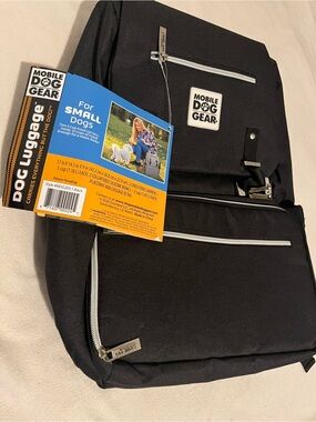 Black Dog Luggage Carrier for Small Dogs